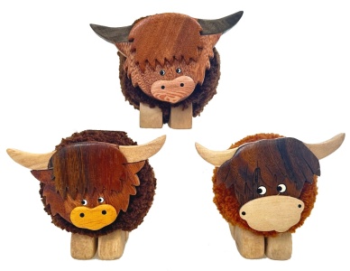5501XL-HC - Large Highland Cow Figurine (Pack Size 36) Price Breaks Available
