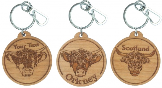 Highland Cow Keychain – Hunt + Chase