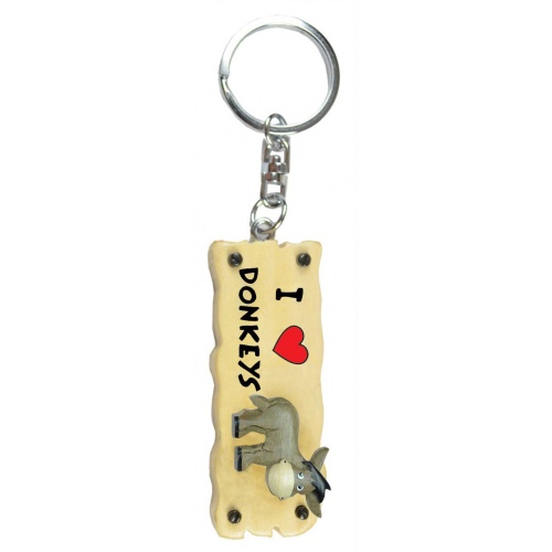 5001-DKY-LV : Donkey Keyrings  (Pack Size 36) Price Breaks Available