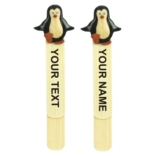 5007 : Penguin Bookmarks (Pack Size 72) with optional Engraving Price Breaks Available